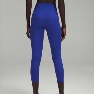 EUC Lululemon Fast and Free High-Rise Crop 23" in Psychic size 6